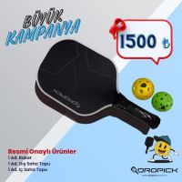 Performance Control Pro 1 pickleball Raketi ve 2 Top