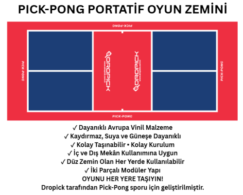 Portatif Pick-Pong Zemini