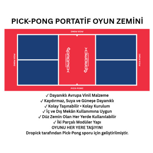 Portatif Pick-Pong Zemini