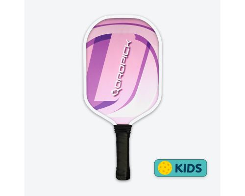 Dropick Kids Pink Wave – 6-9 Yaş Çocuk Pickleball Başlangıç Raketi