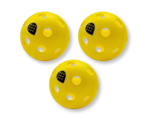 Dropick Optimo-26™ – 3'lü İç Saha Pickleball Topu Seti