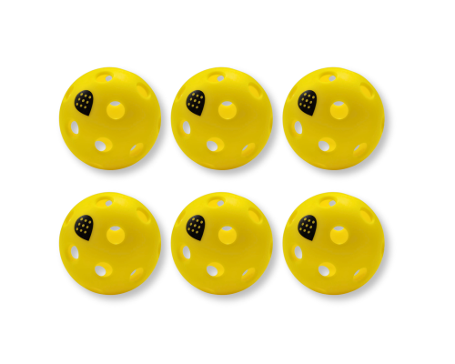 Dropick Optimo-26™ – 6'lı İç Saha Pickleball Topu Seti