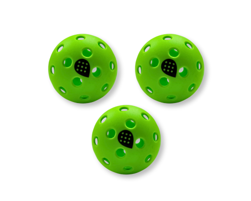 Dropick Optimo-40™ – 3'lü Dış Saha Pickleball Topu Seti