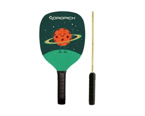 Satürn Çocuk Ahşap Pickleball Raketi (6-10 Yaş İçin)