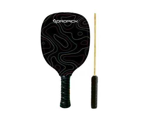Topoğrafya Çocuk Ahşap Pickleball Raketi (6-10 Yaş İçin)
